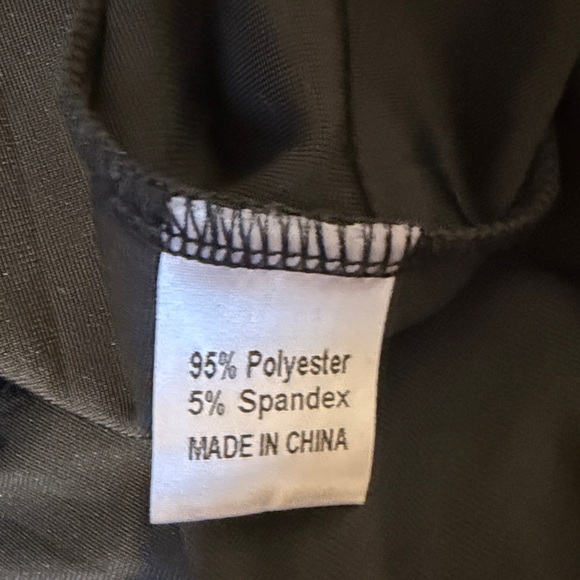 ZESICA Black Smocked Midi Dress Long Sleeve Square Neck Tiered Cottagecore - Picture 6 of 7